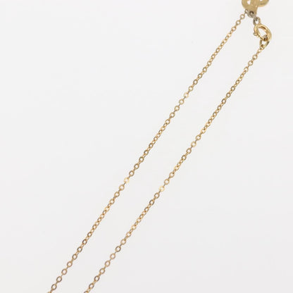 Christian Dior CD Pendant Necklace Gold-plated, GOLD, METAL, Necklace