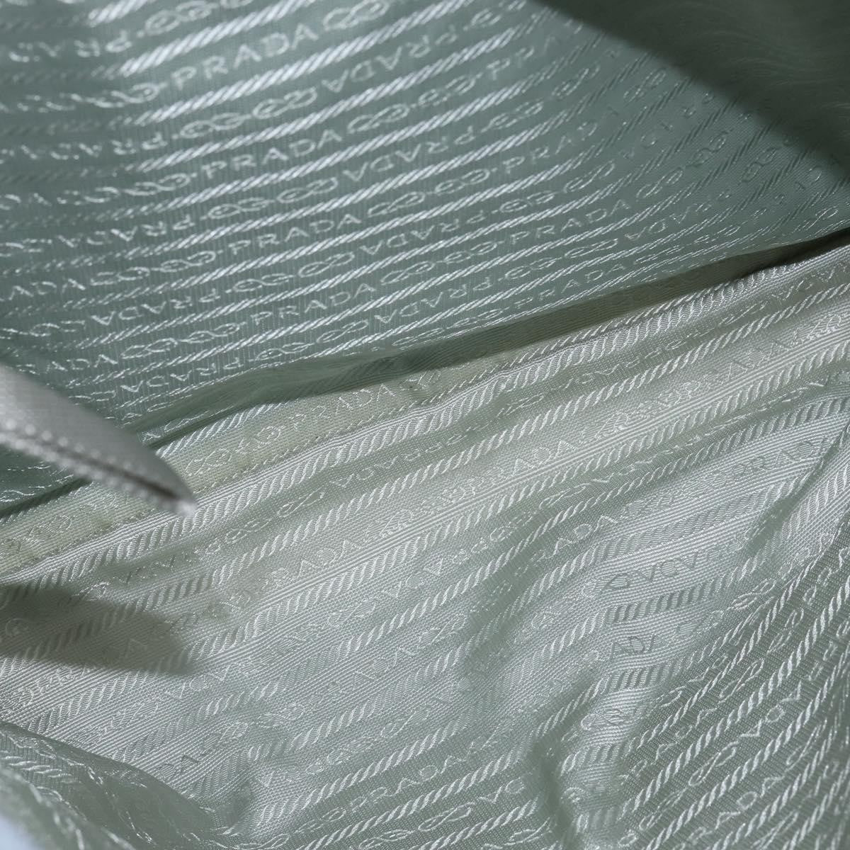 Prada Side Pocket Tote Nylon, BLUE, NYLON, Tote bag