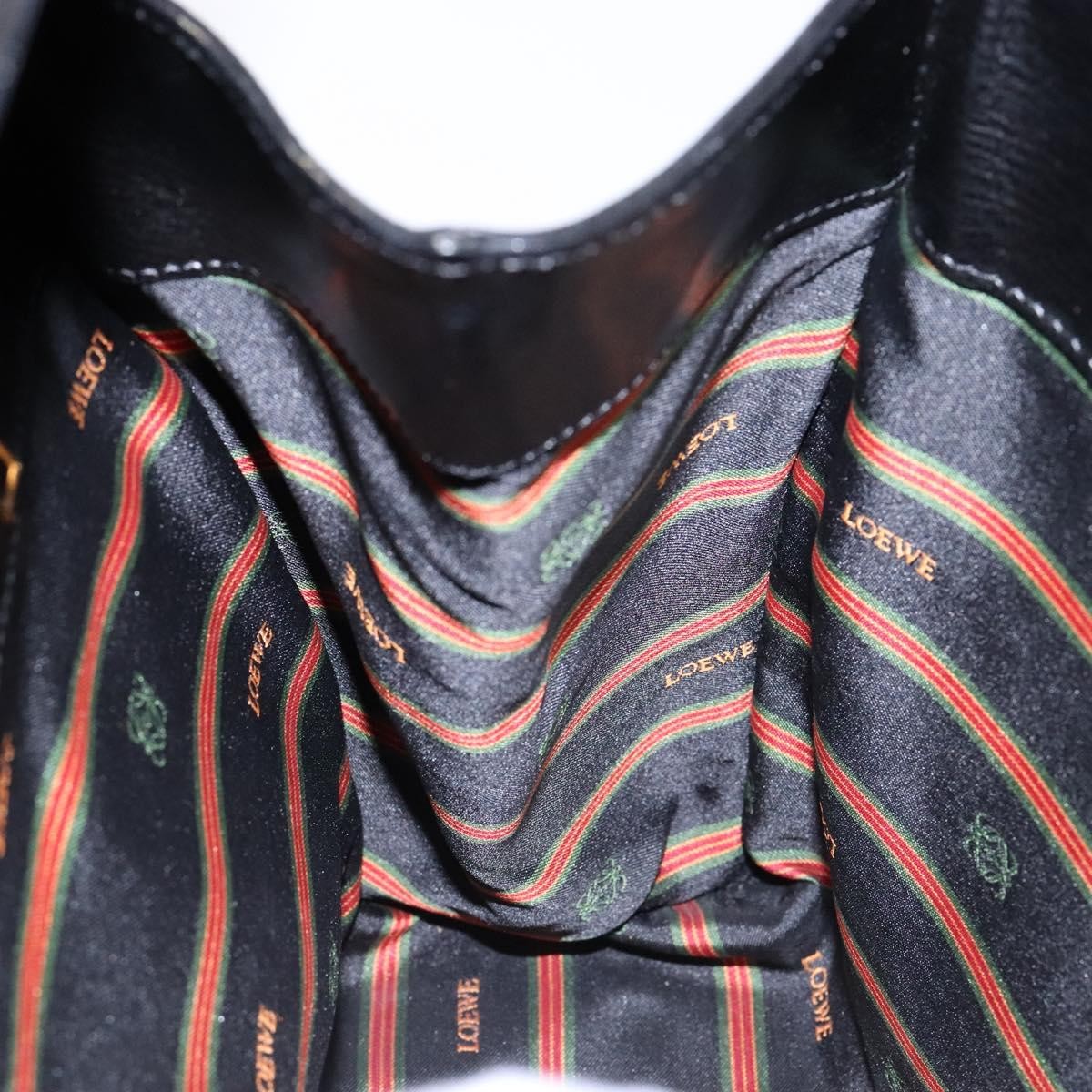 Loewe Vintage Velazquez Top Handle Bag Leather, BLACK, LEATHER, Handbag