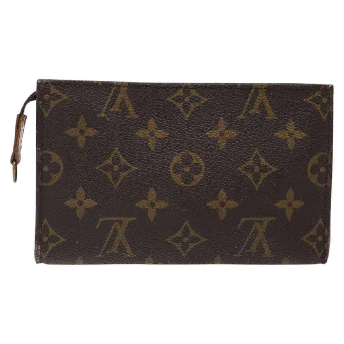 Louis Vuitton Pochette Accessoires Monogram Canvas, BROWN, CANVAS, Clutche & pouche