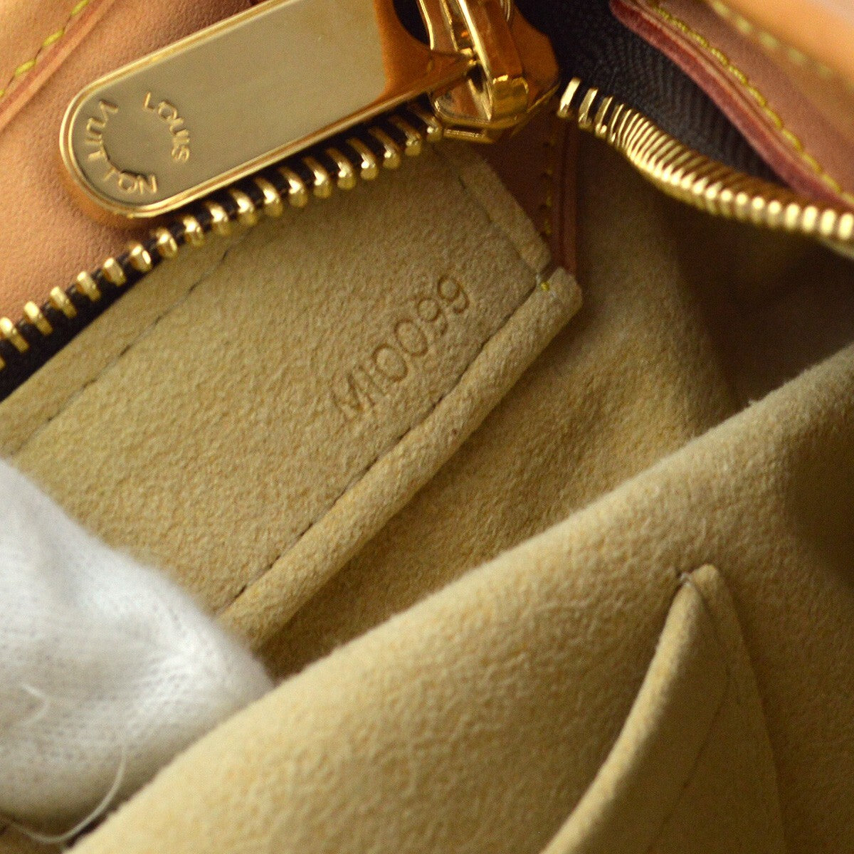 Louis Vuitton Boetie Handbag Monogram Canvas, BROWN, CANVAS, Tote bag