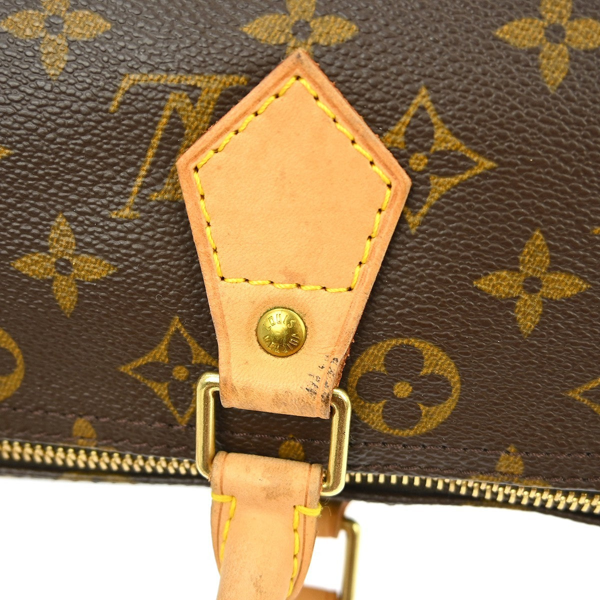 Louis Vuitton Speedy Handbag Monogram Canvas, Brown, Canvas, Handbag