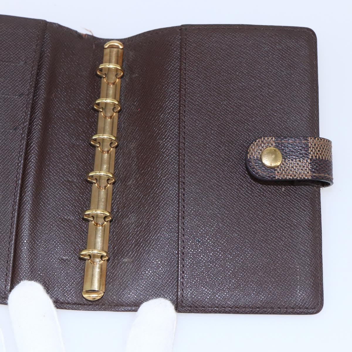 Louis Vuitton Agenda Cover Damier Azur, BROWN, CANVAS, Toiletry Case