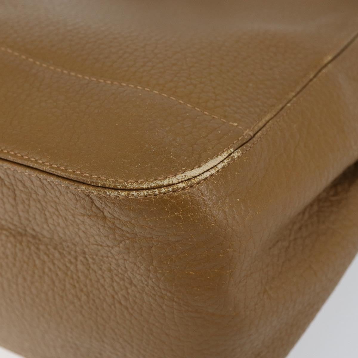 Saint Laurent Vintage Handbag Leather, BROWN, LEATHER, Handbag