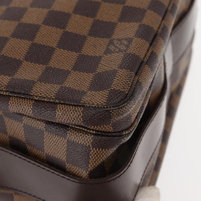 Louis Vuitton Naviglio Handbag Damier, BROWN, CANVAS, Shoulder bag