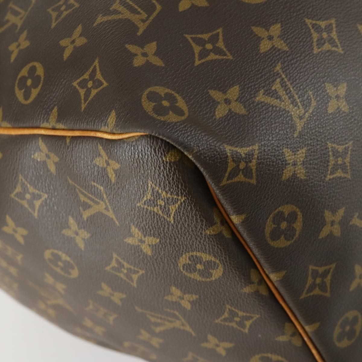 Louis Vuitton Keepall Bag Monogram Canvas, BROWN, CANVAS, Travel bag