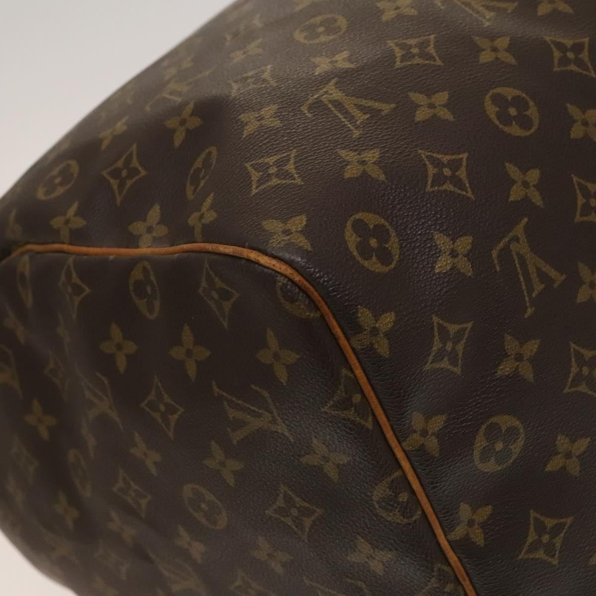 Louis Vuitton Keepall Bag Monogram Canvas, BROWN, CANVAS, Travel bag