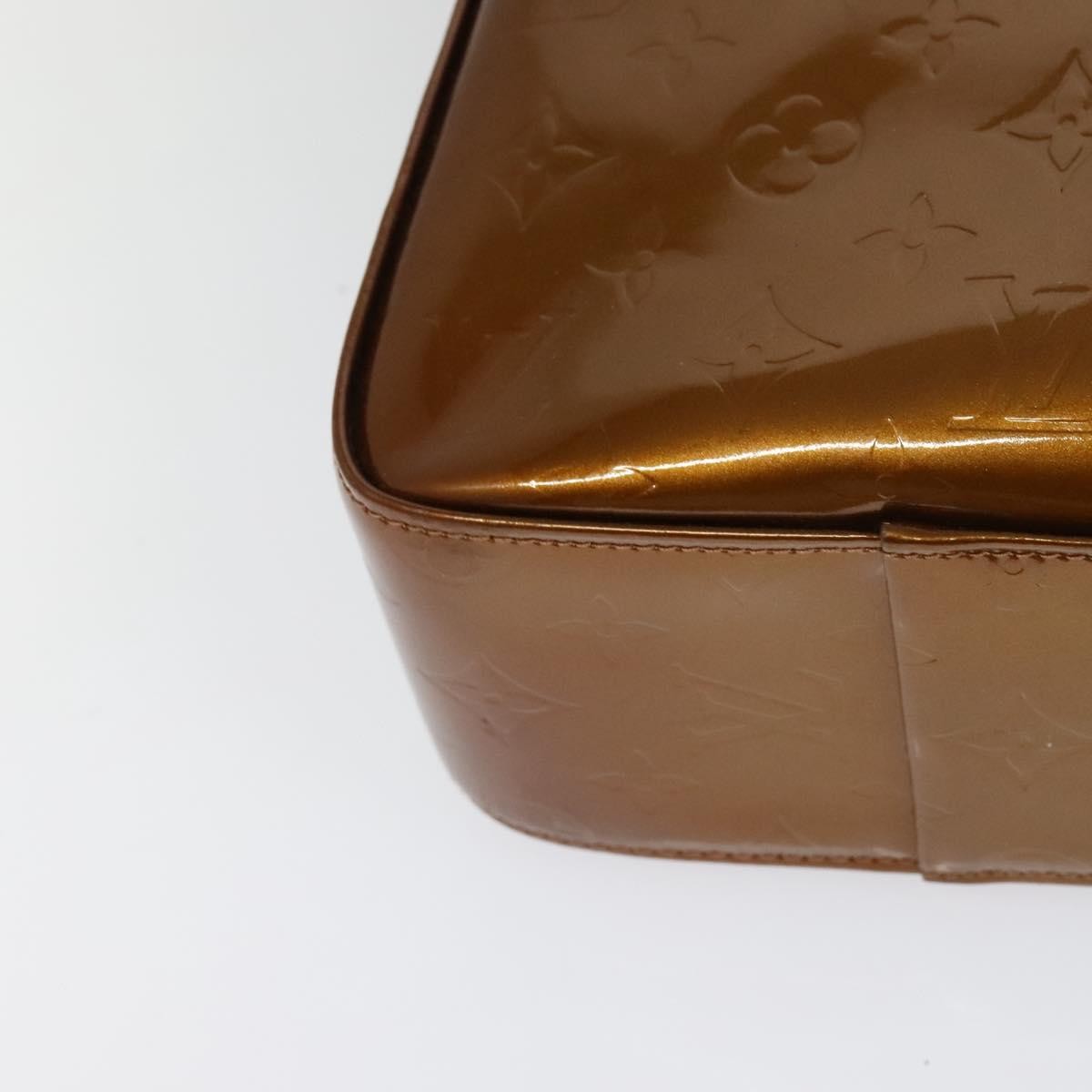 Louis Vuitton Columbus Handbag Monogram Vernis, BROWN, PATENT_LEATHER, Tote bag