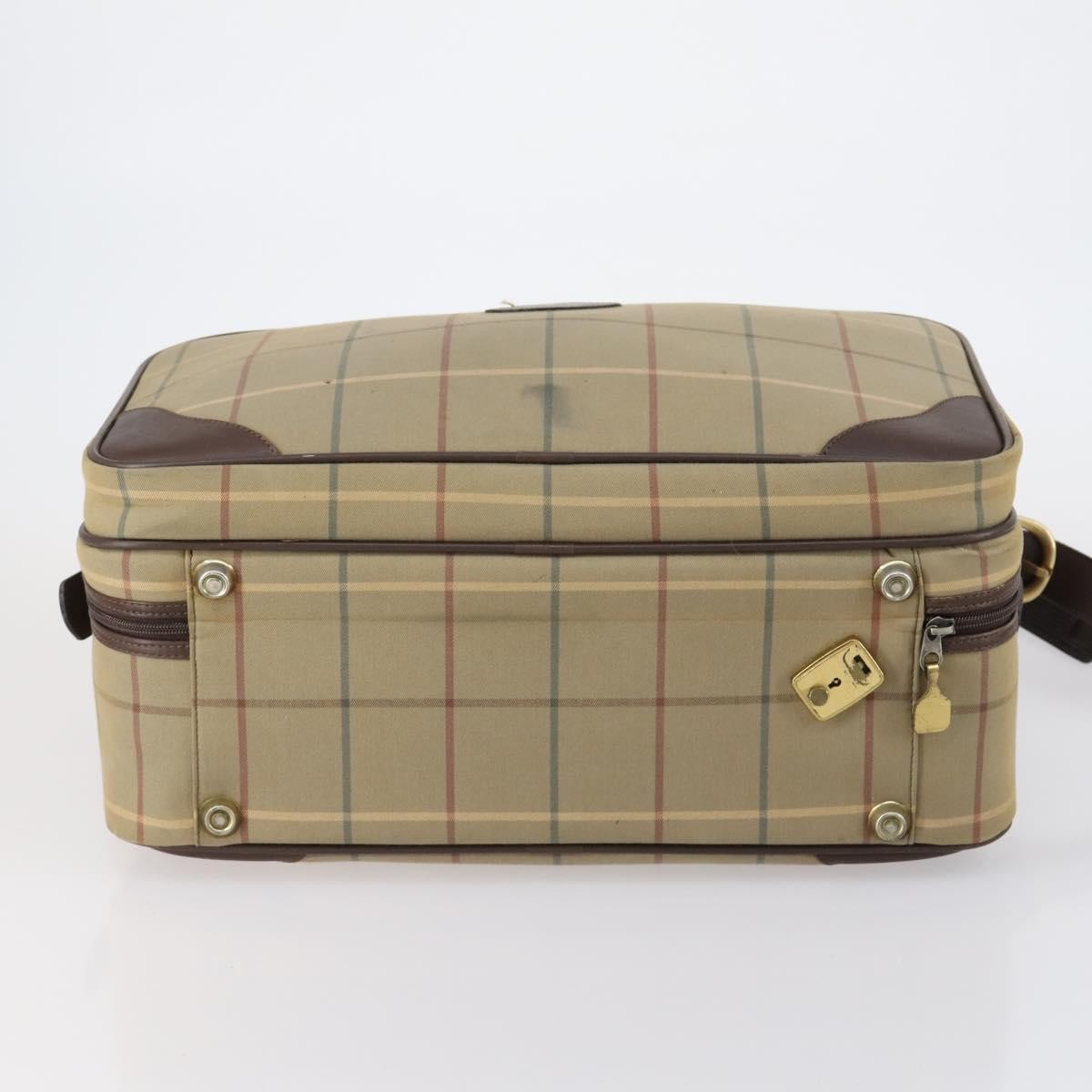 Burberry Nova check boston bag Canvas, BEIGE, CANVAS, Travel bag