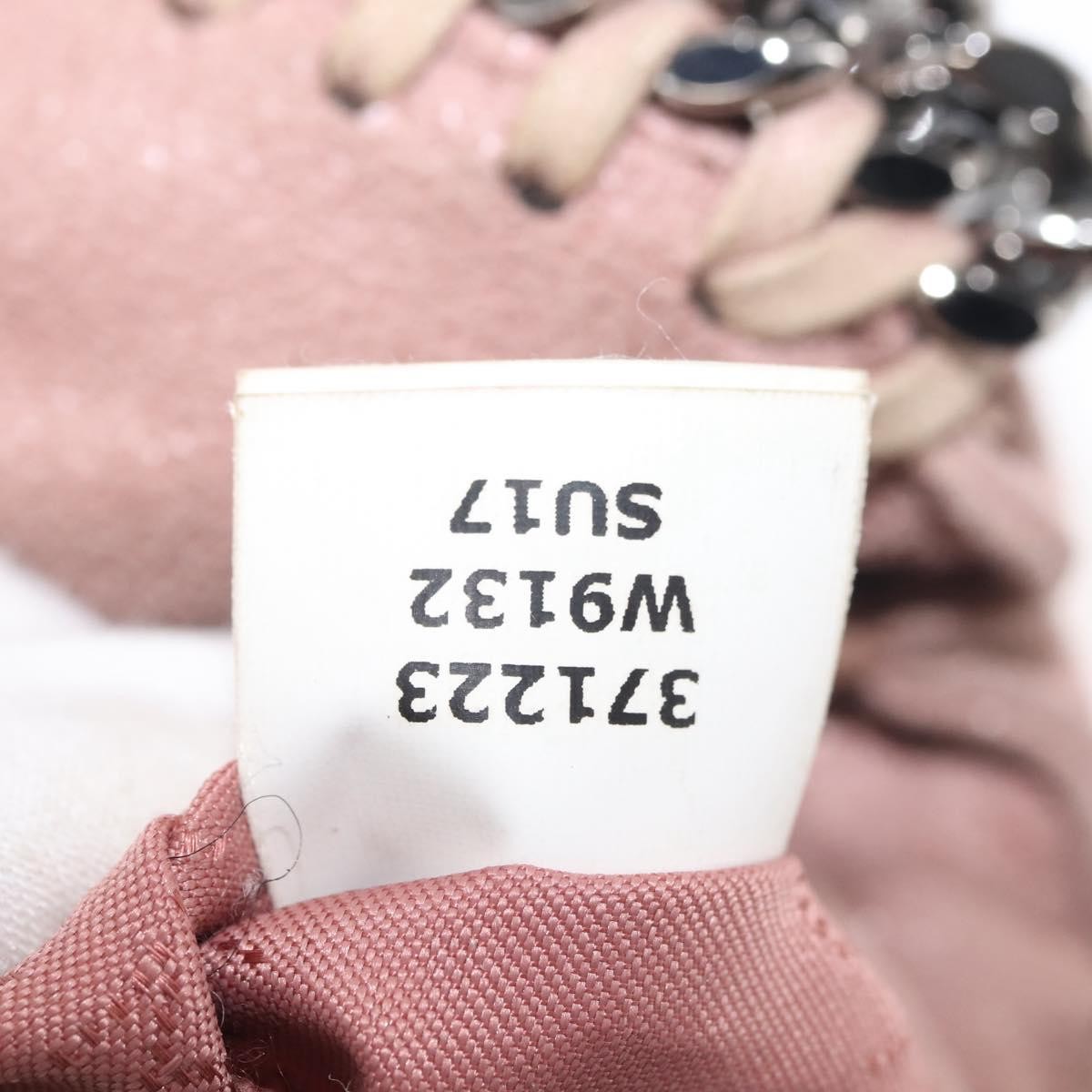 Stella McCartney Falabella Fold Over Crossbody Bag Suede, PINK, SUEDE, Crossbody bag