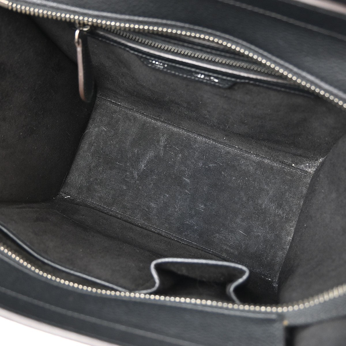 Celine Luggage Bag Smooth Leather, BLACK, LEATHER, Tote bag