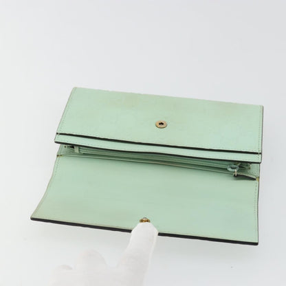 Gucci Guccissima Wallet Motif GG, Green, Leather, Wallet