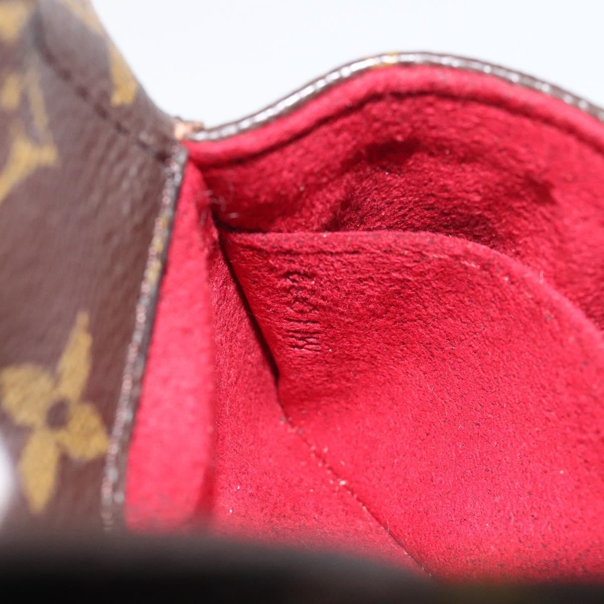 Louis Vuitton Partition Wristlet Clutch Monogram Canvas, BROWN, CANVAS, Clutche & pouche