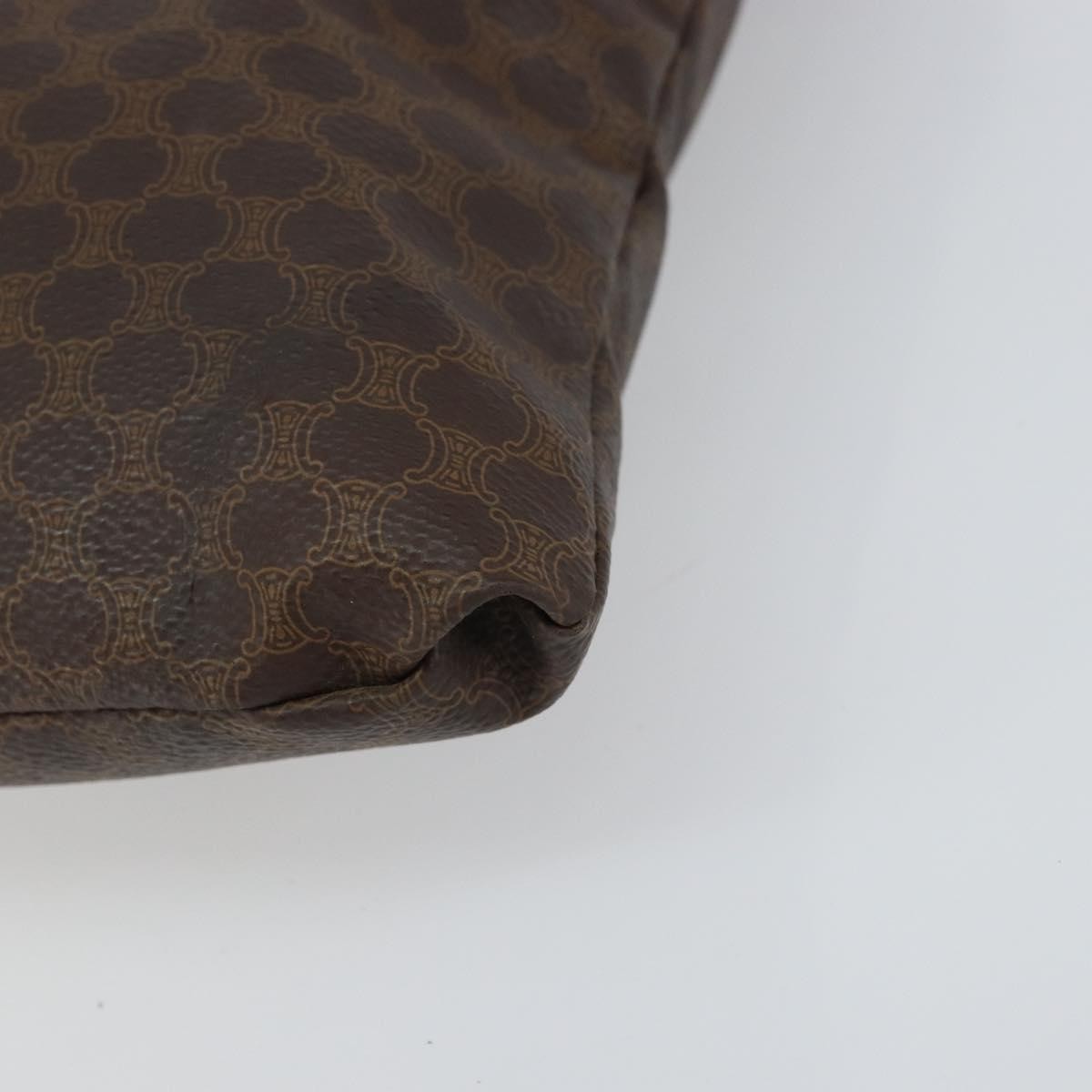 Celine Vintage Macadam Tote bag Canvas, BROWN, CANVAS, Tote bag