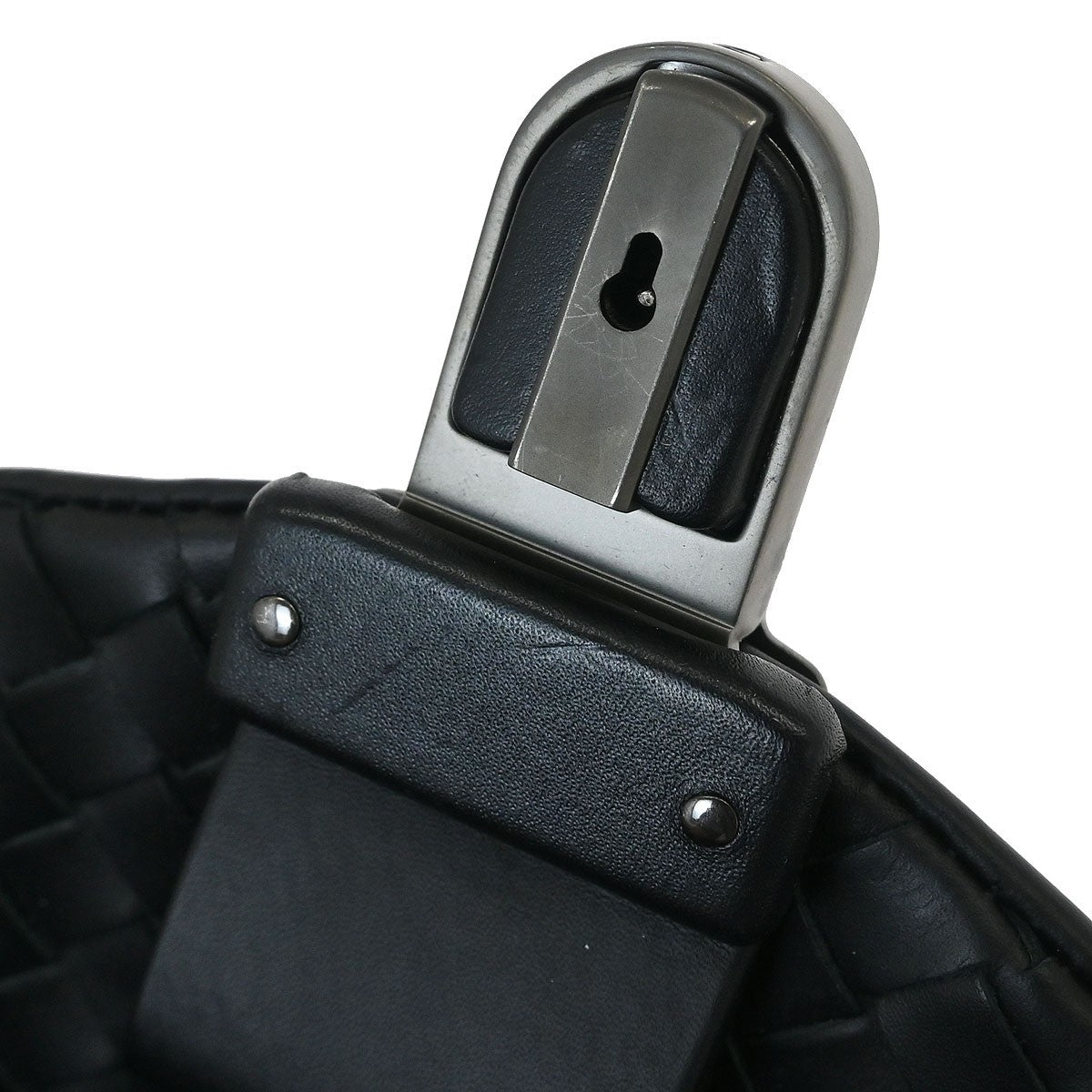 Bottega Veneta Envelope Briefcase Intrecciato Nappa, BLACK, LEATHER, Briefcase