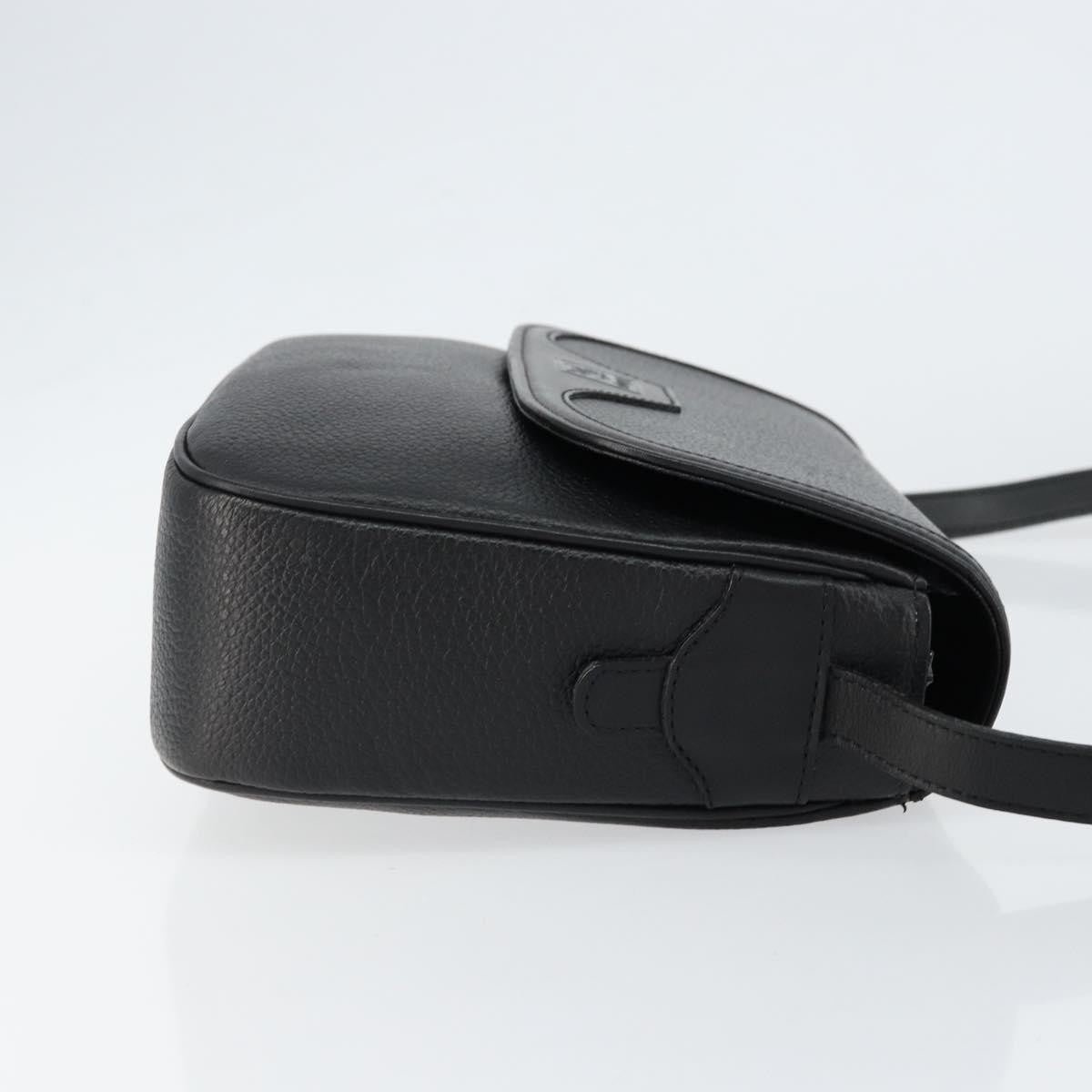 Burberry Flap Shoulder Bag Leather, BLACK, LEATHER, Shoulder bag