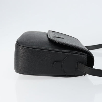 Burberry Flap Shoulder Bag Leather, BLACK, LEATHER, Shoulder bag