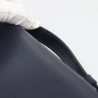 Burberry Reeves Double Zip Organizer Wallet Leather, NAVY, LEATHER, Wallets