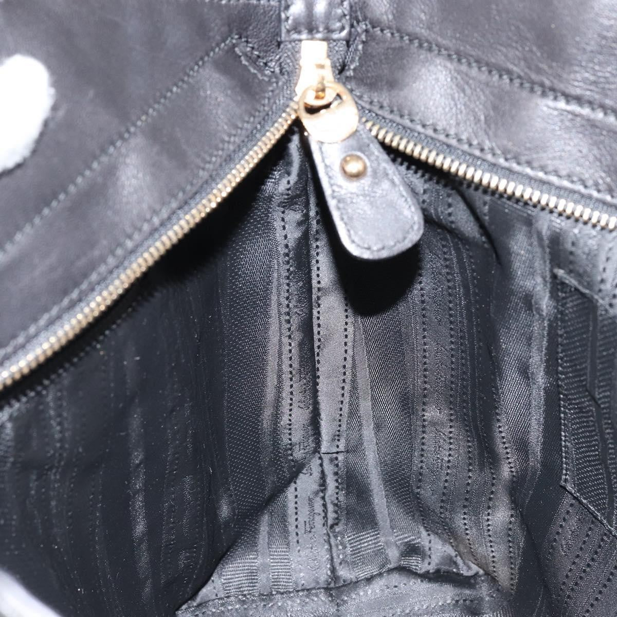 Salvatore Ferragamo Vala tote Patent Leather, BLACK, PATENT_LEATHER, Tote bag