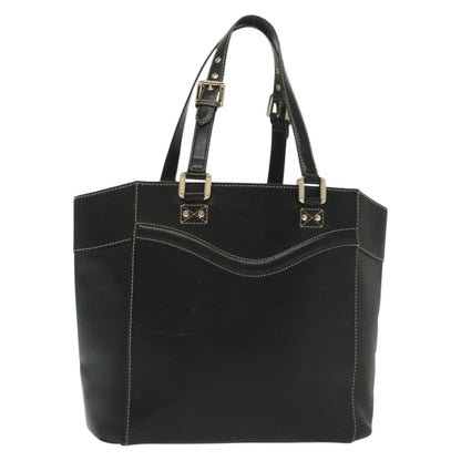 Gucci Tote Bag Leather, BLACK, LEATHER, Tote bag