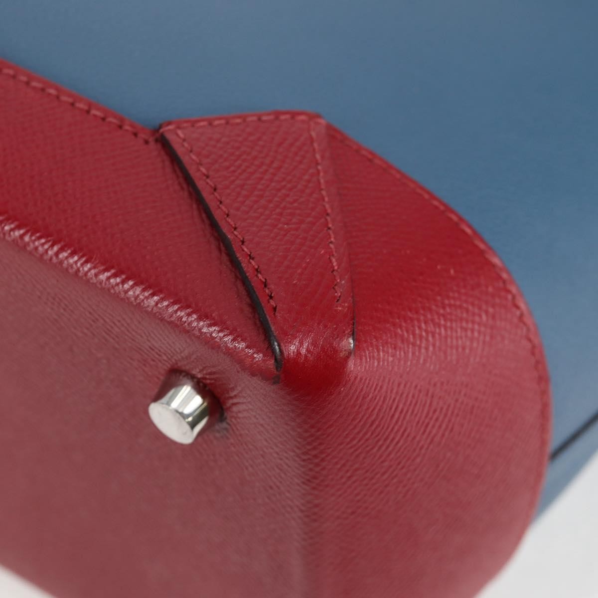 Hermes Maxibox Cabas Evercolor with Epsom, BLUE, LEATHER, Tote bag