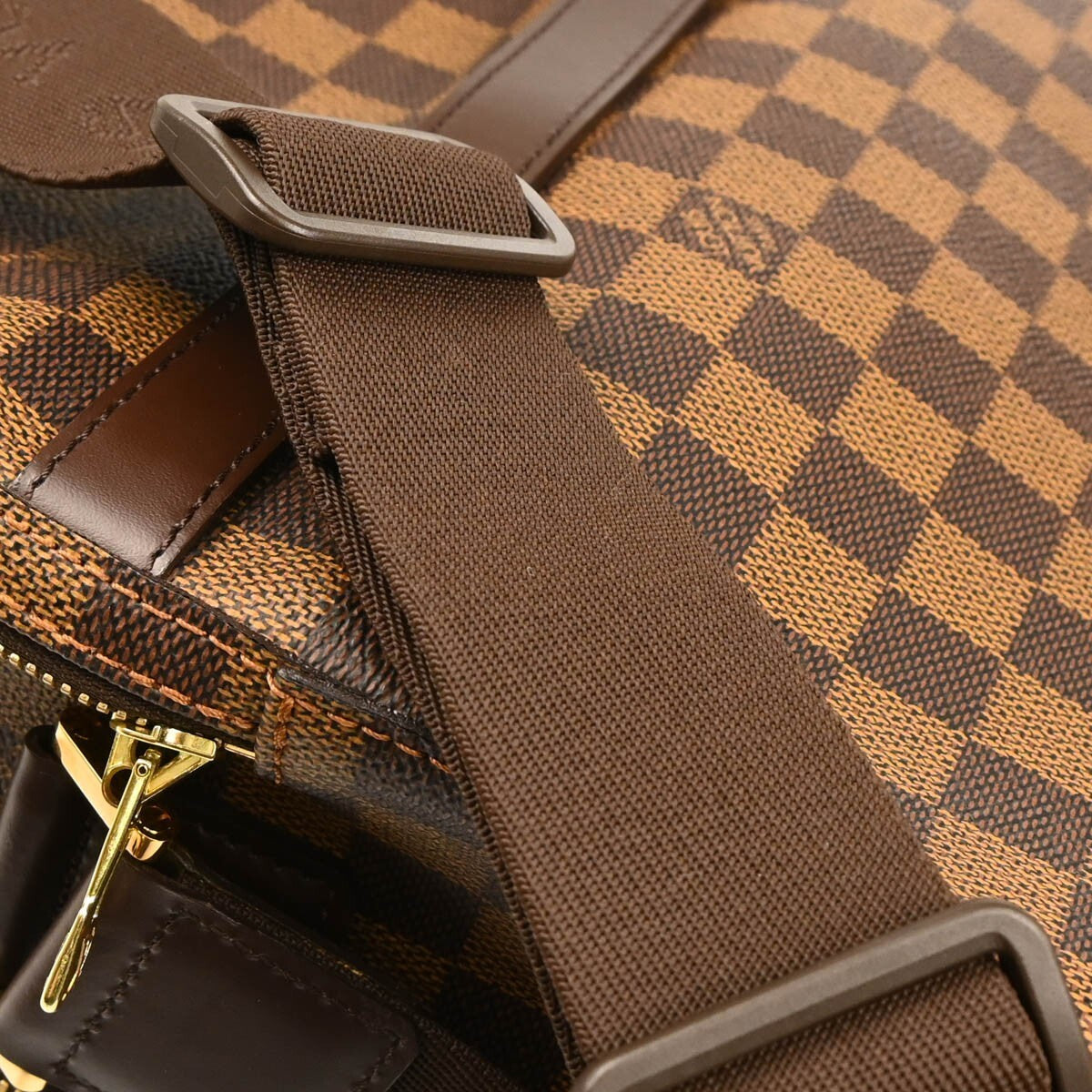Louis Vuitton Dorsoduro Messenger Bag Damier, BROWN, CANVAS, Shoulder bag