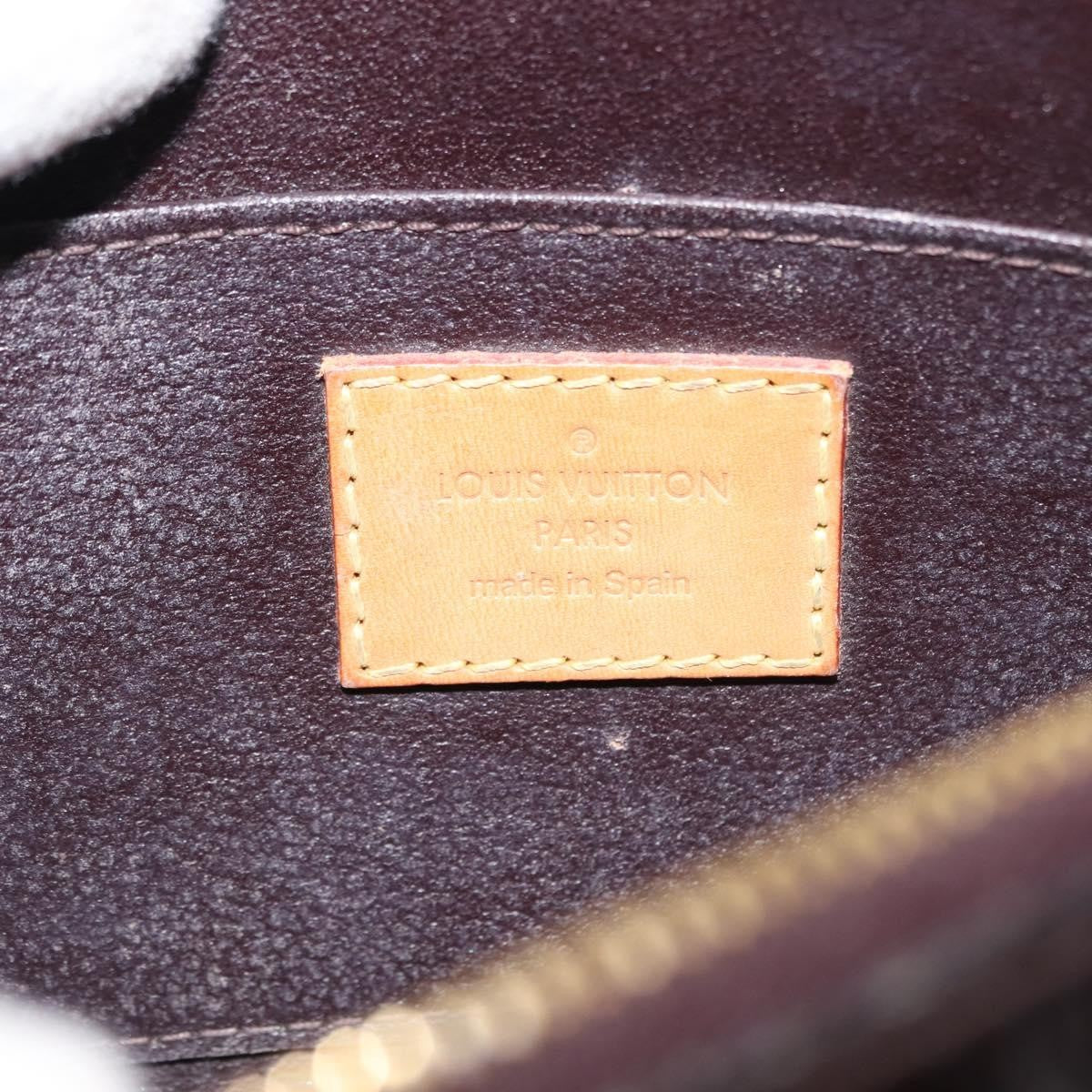 Louis Vuitton Cosmetic Pouch Monogram Vernis, PURPLE, PATENT_LEATHER, Clutche & pouche