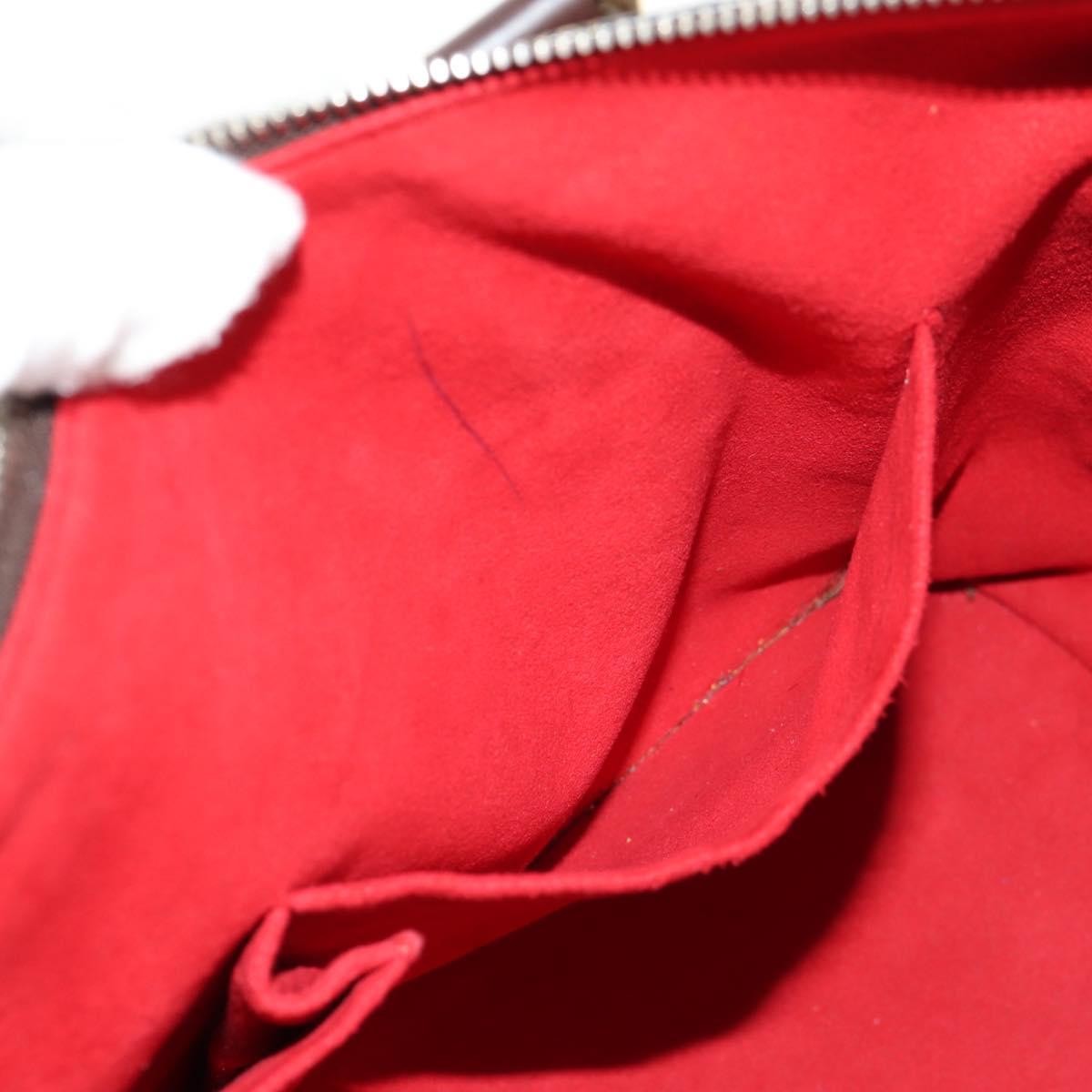 Louis Vuitton Saleya Handbag Damier, BROWN, CANVAS, Tote bag