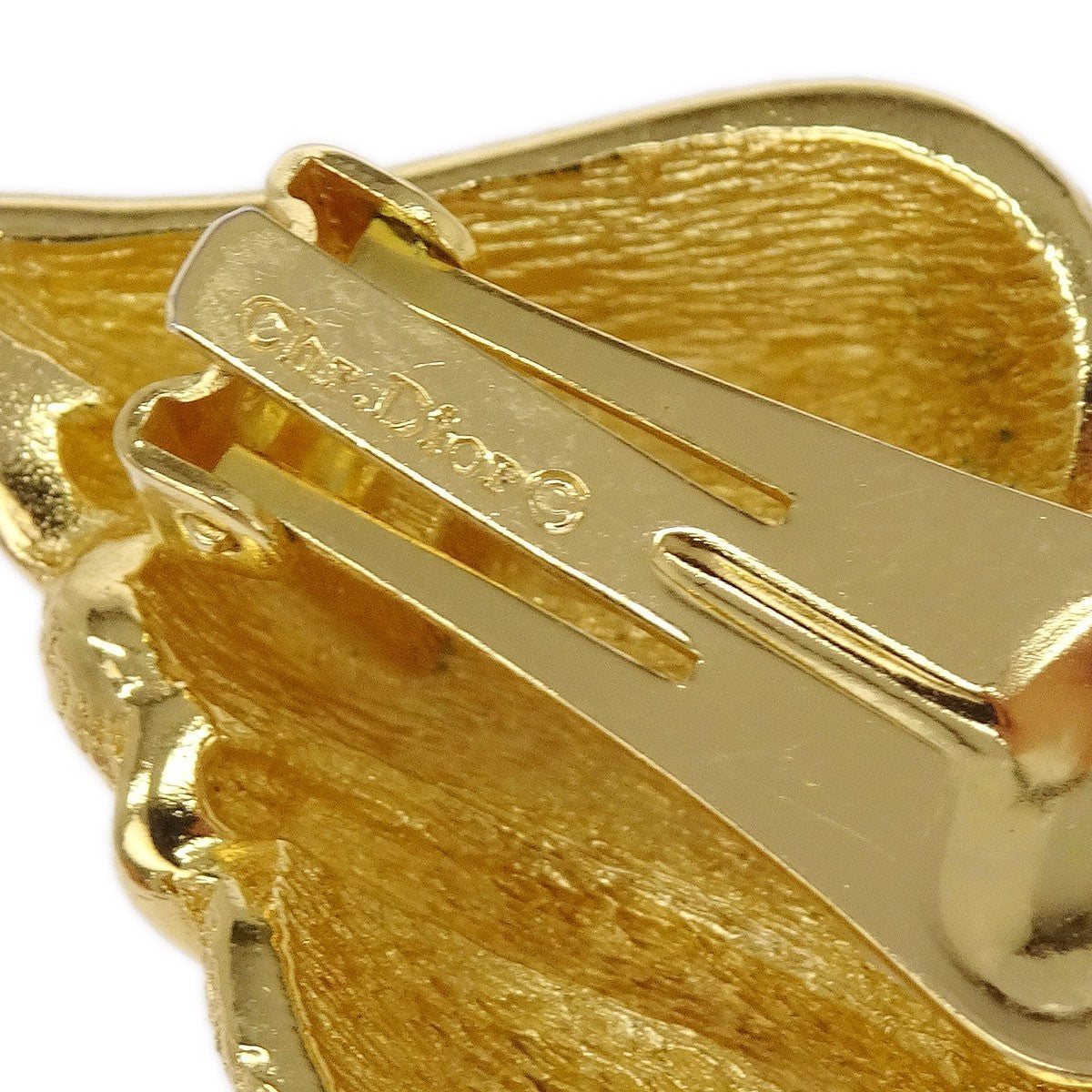 Christian Dior Vintage clip-on earrings Metal, GOLD, GOLD_PLATED, Earrings
