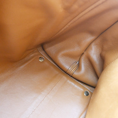 Salvatore Ferragamo Suzanna Satchel Smooth Leather, BROWN, LEATHER, Handbag