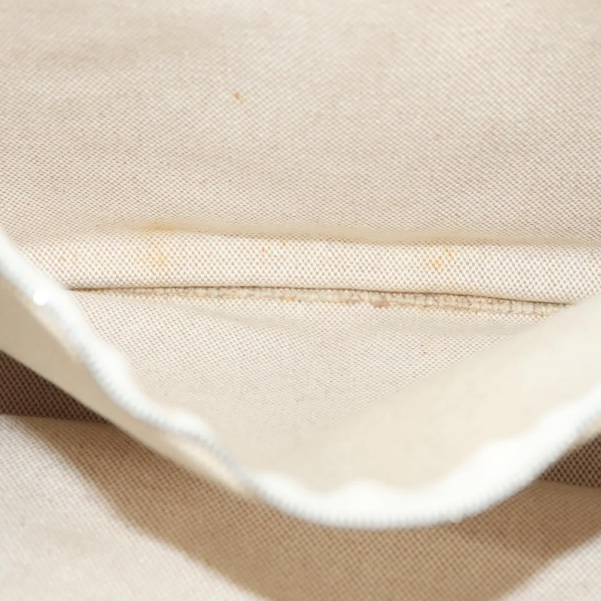 Hermes Fourre Tout Tote Toile, BEIGE, CANVAS, Tote bag