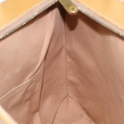 Louis Vuitton Brentwood Handbag Monogram Vernis, BEIGE, PATENT_LEATHER, Shoulder bag