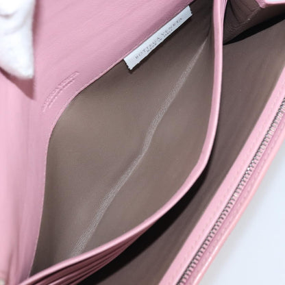 Bottega Veneta Intrecciato Long Zip  Wallet Leather, PINK, LEATHER, Wallets
