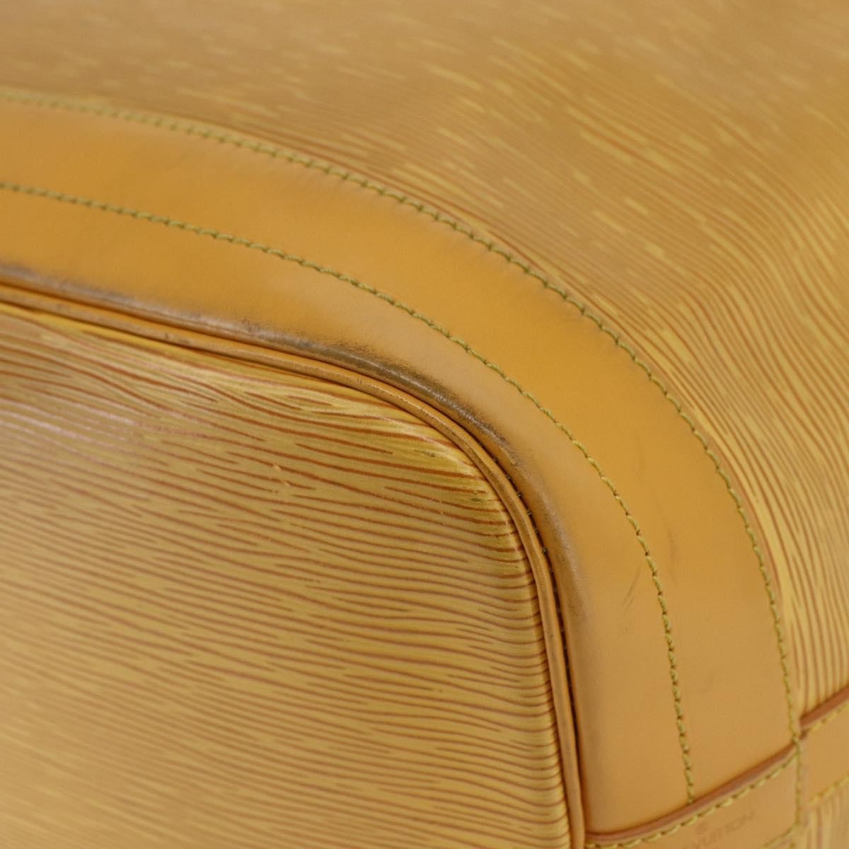 Louis Vuitton Noe Handbag Epi leather, YELLOW, LEATHER, Shoulder bag