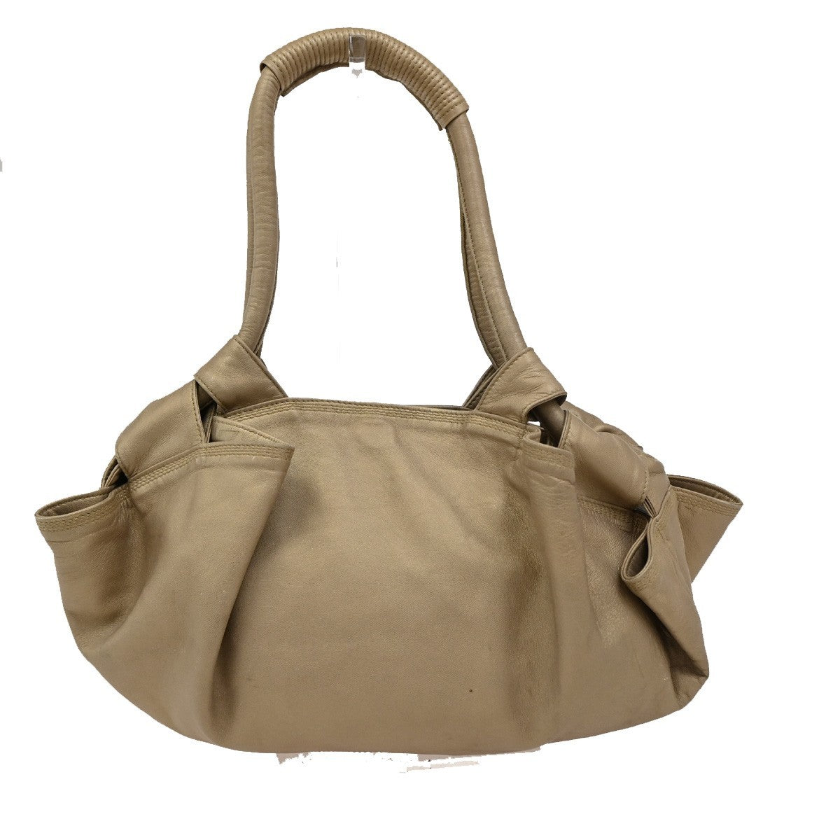 Loewe Anagram Logo Nappa Aire Hand Bag Leather, GOLD, LEATHER, Handbag