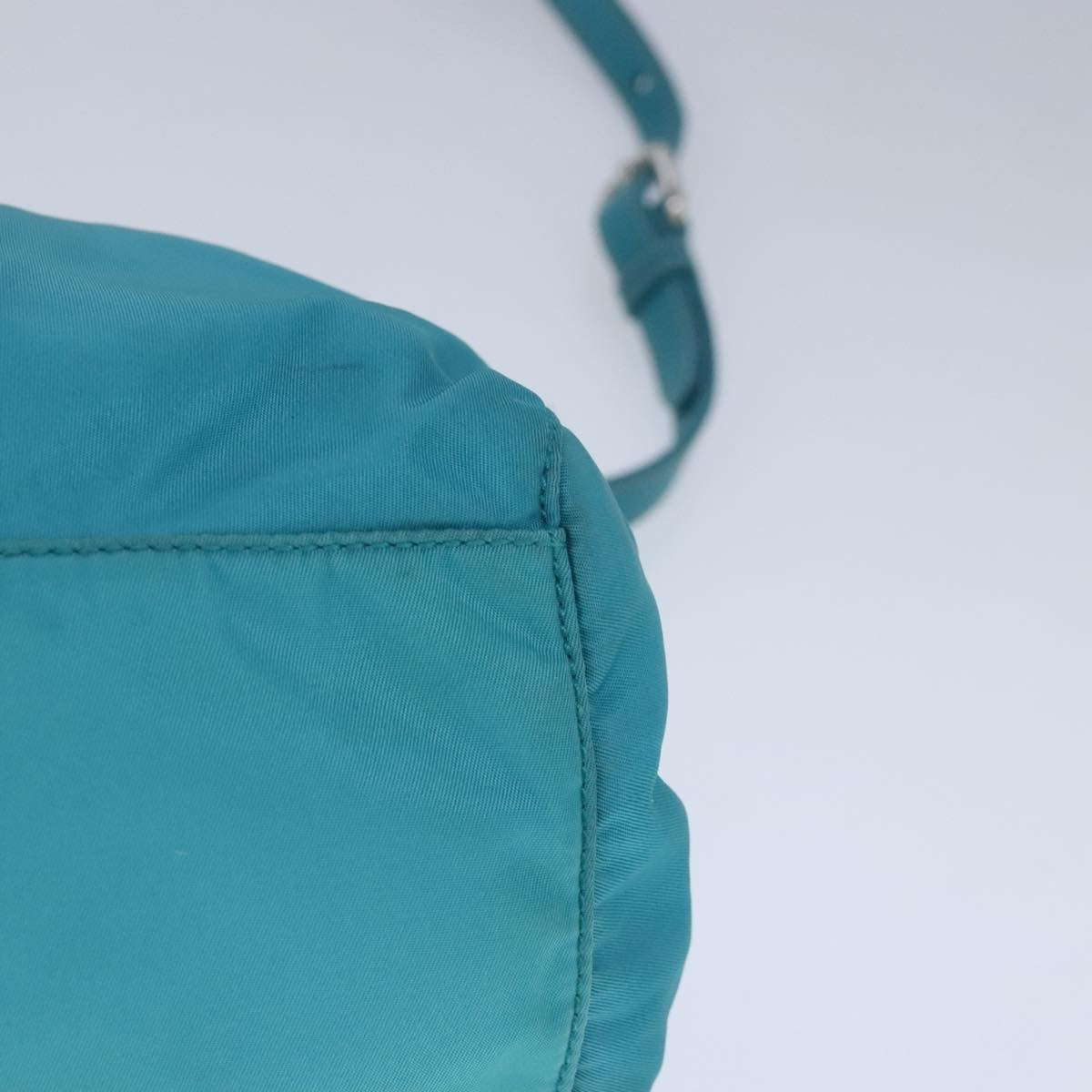 Prada Bow Convertible Tote Tessuto, BLUE, NYLON, Handbag