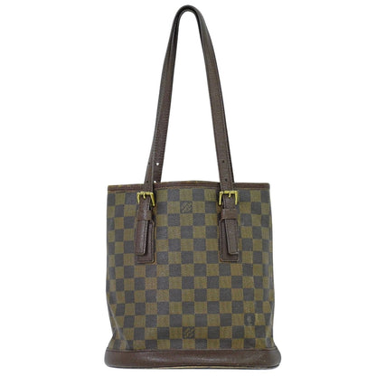 Louis Vuitton Marais Damier, BROWN, CANVAS, Tote bag
