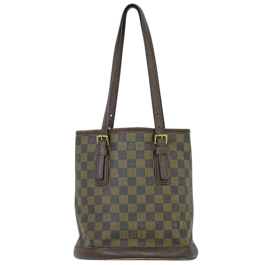 Louis Vuitton Marais Damier, BROWN, CANVAS, Tote bag