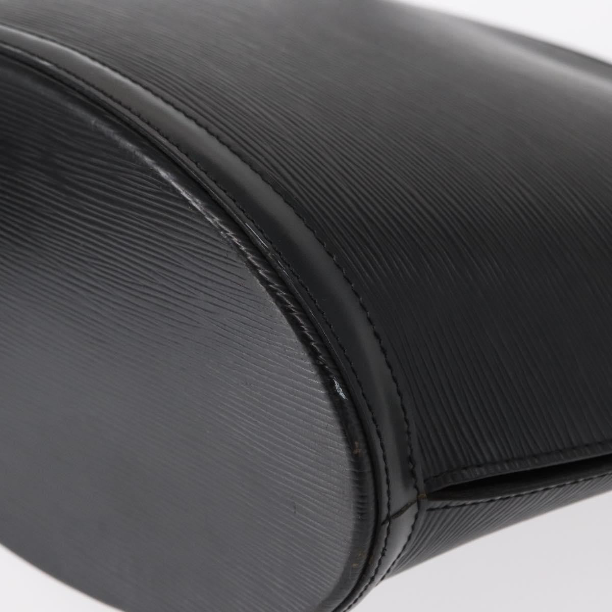 Louis Vuitton Saint Jacques Handbag Epi Leather, BLACK, LEATHER, Shoulder bag