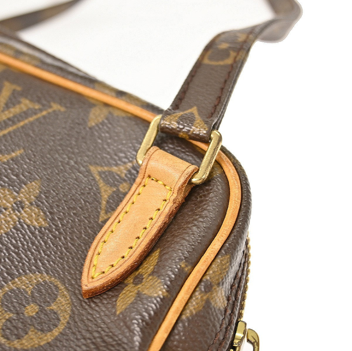 Louis Vuitton Pochette Marly Bandouliere Bag Monogram Canvas, BROWN, CANVAS, Clutche & pouche