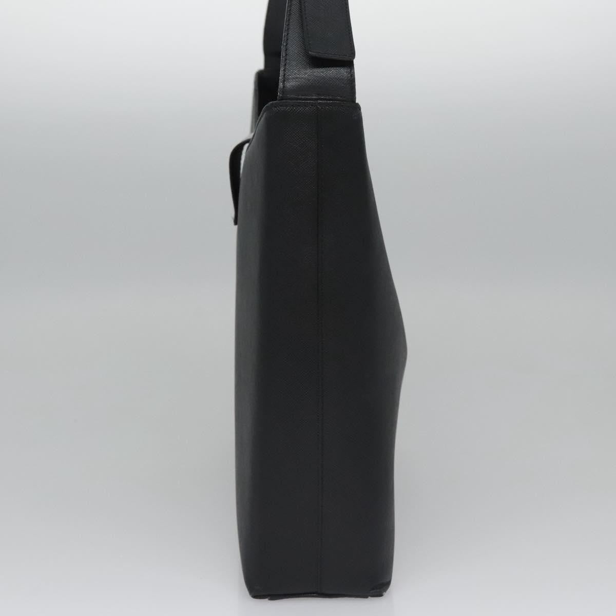 Salvatore Ferragamo Gancini Shoulder Bag Leather, BLACK, LEATHER, Shoulder bag