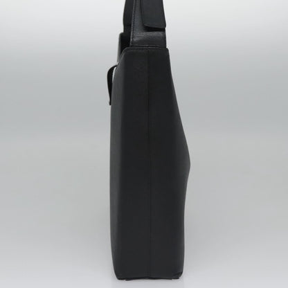 Salvatore Ferragamo Gancini Shoulder Bag Leather, BLACK, LEATHER, Shoulder bag