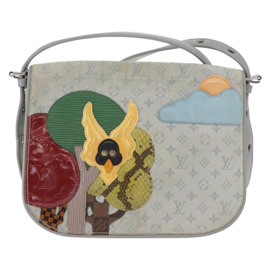 Louis Vuitton Conte de Fees Musette Shoulder Bag Monogram Patchwork, GRAY, CANVAS, Shoulder bag