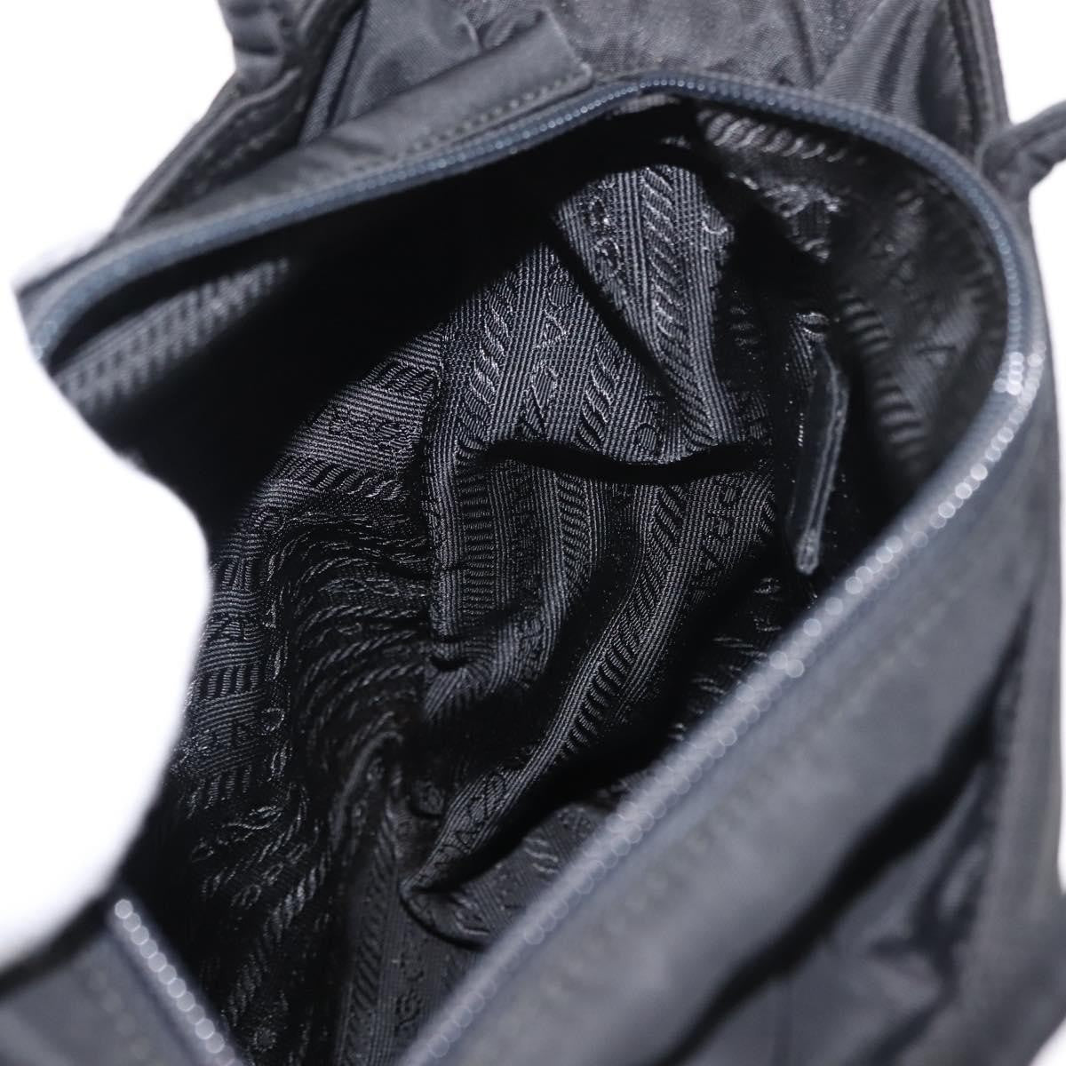 Prada Vintage Zip Tote Tessuto, BLACK, NYLON, Tote bag