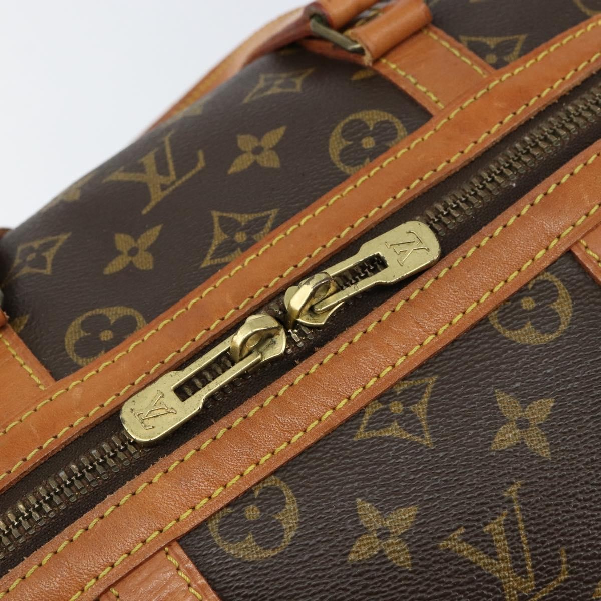 Louis Vuitton Sac Souple Handbag Monogram Canvas, BROWN, CANVAS, Handbag