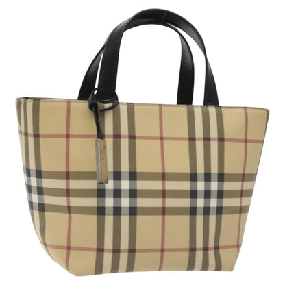 Burberry Nova Check Tote canvas check pattern, BEIGE, PVC, Tote bag