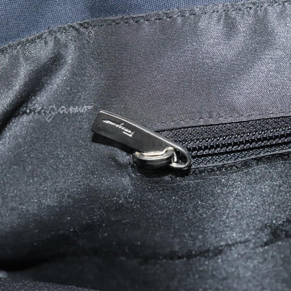 Salvatore Ferragamo Gancini Tote Gancini Canvas, NAVY, CANVAS, Tote bag