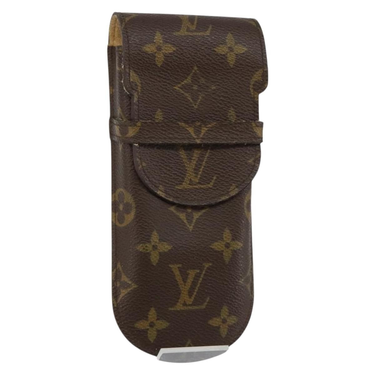 Louis Vuitton Etui à lunette Canvas, BROWN, CANVAS, Sunglasse