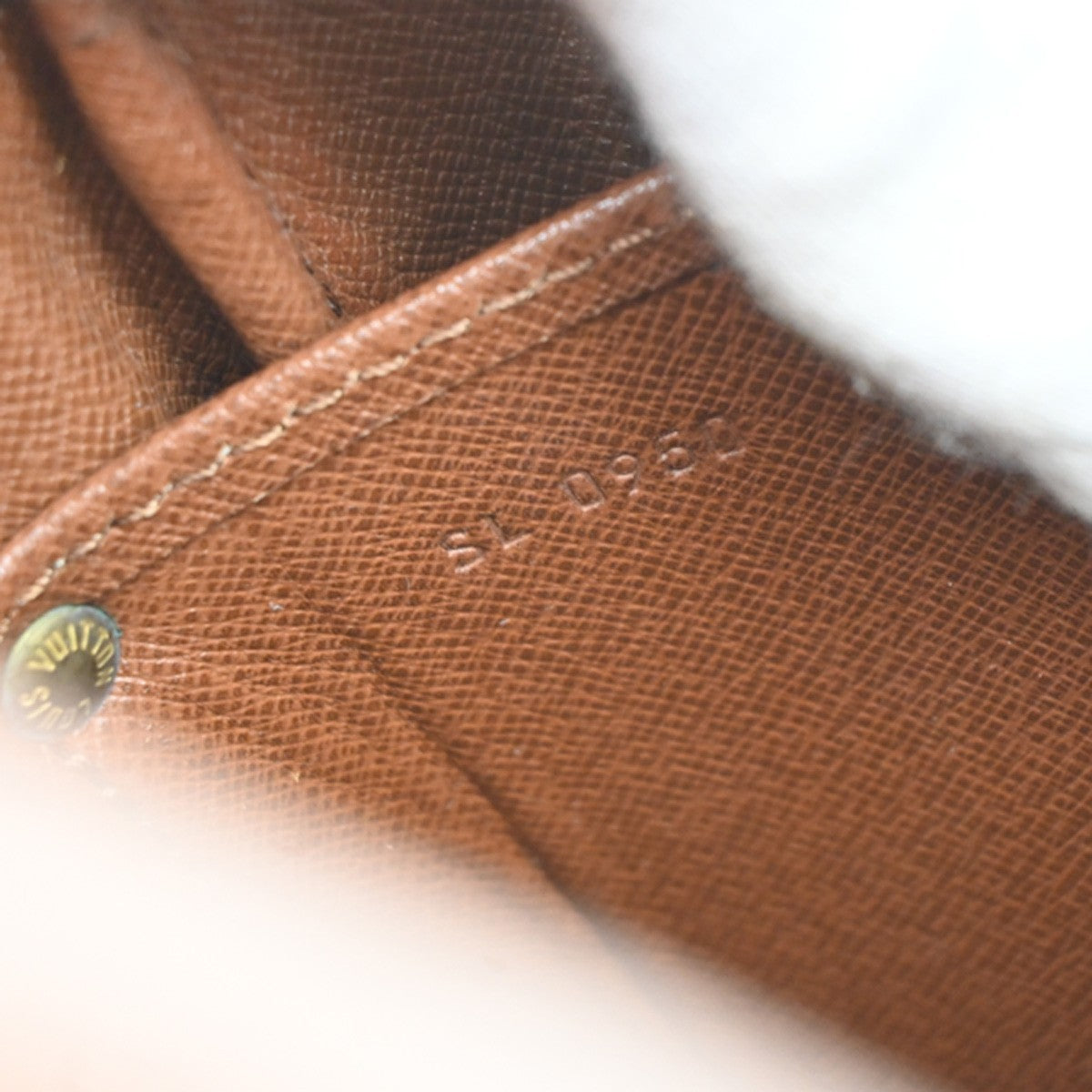 Louis Vuitton Cartouchiere Handbag Monogram Canvas, BROWN, LEATHER, Shoulder bag