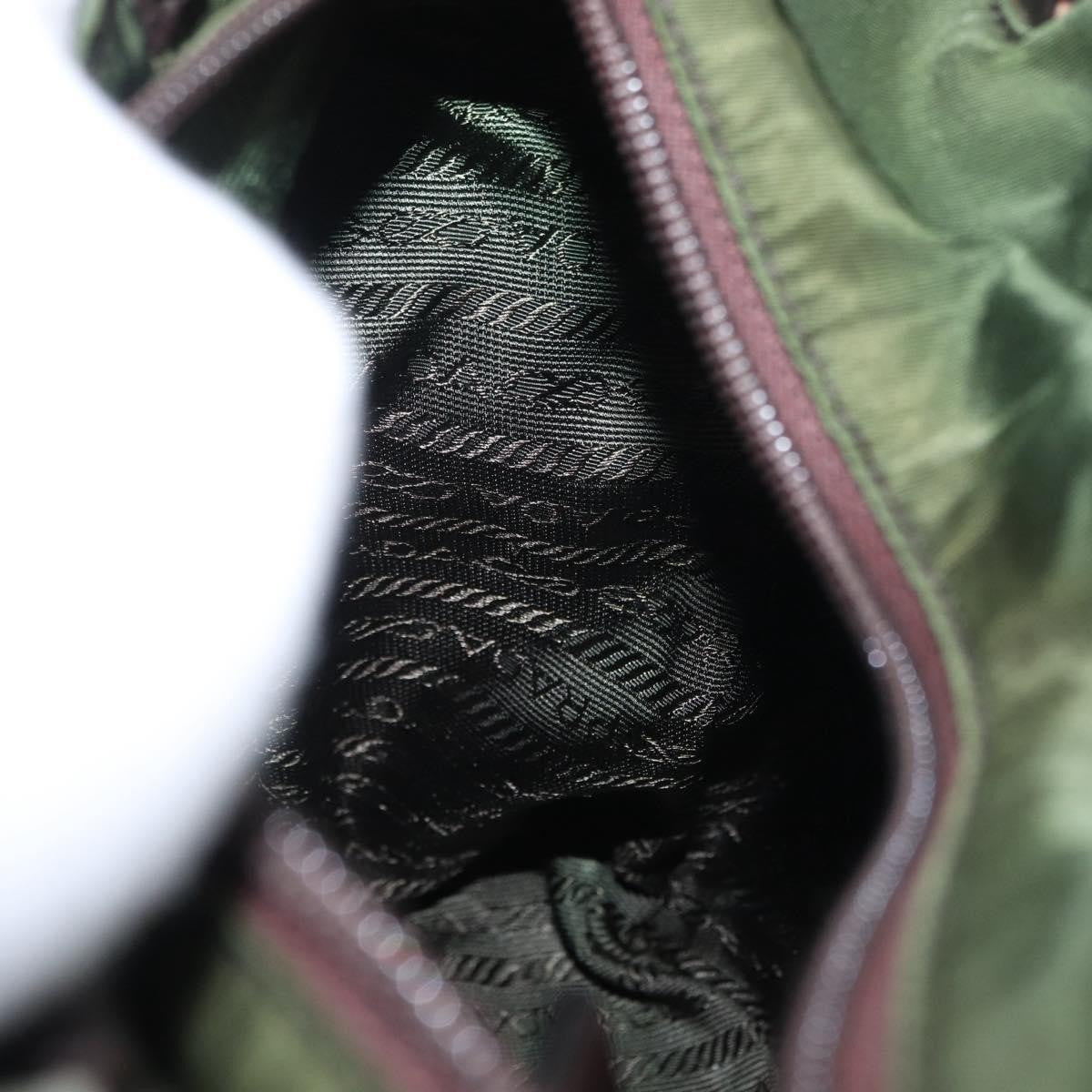 Prada Vintage Handbag Tessuto, KHAKI, NYLON, Handbag